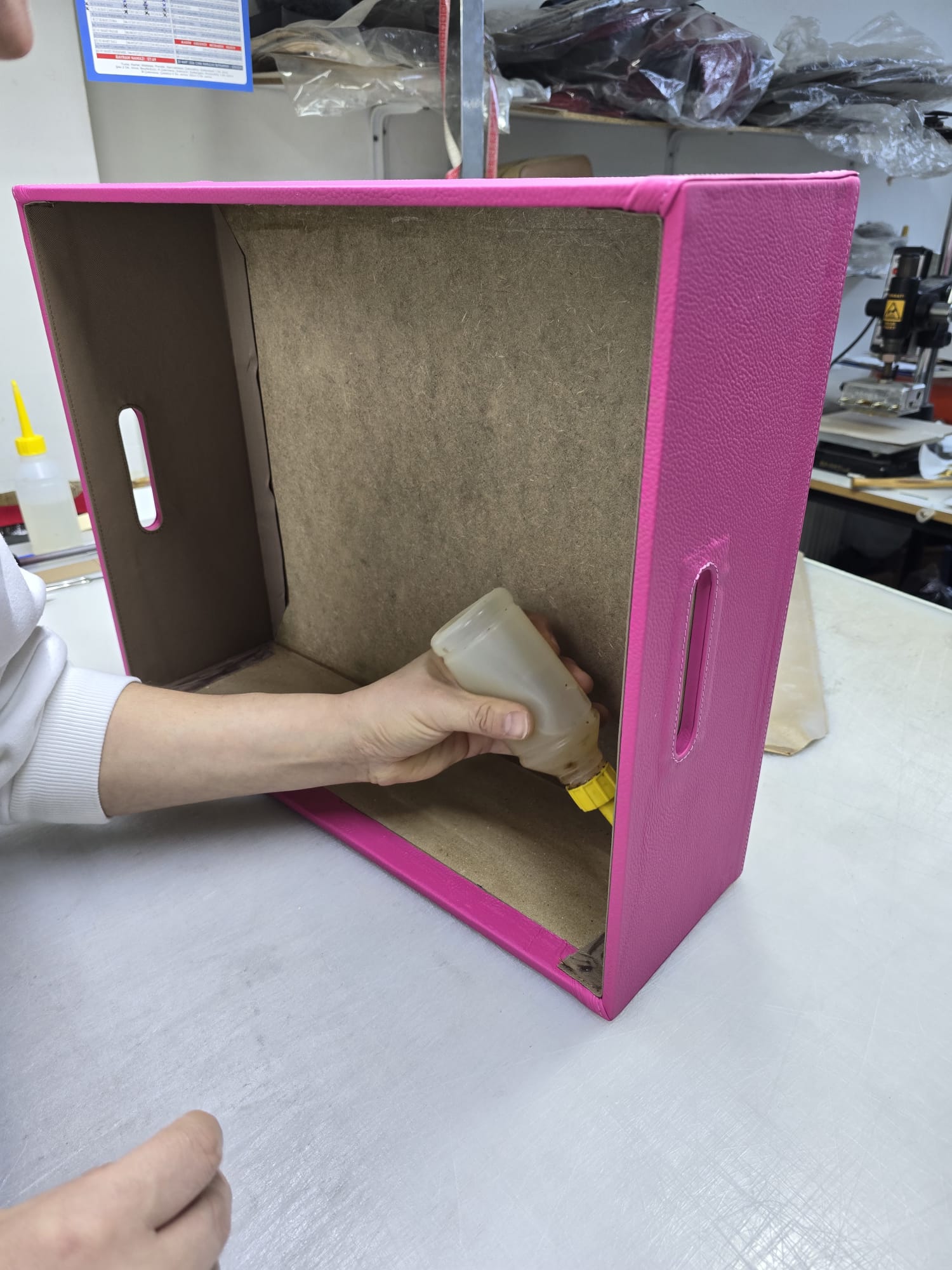 Luxury hotel laundry box manufacturing process