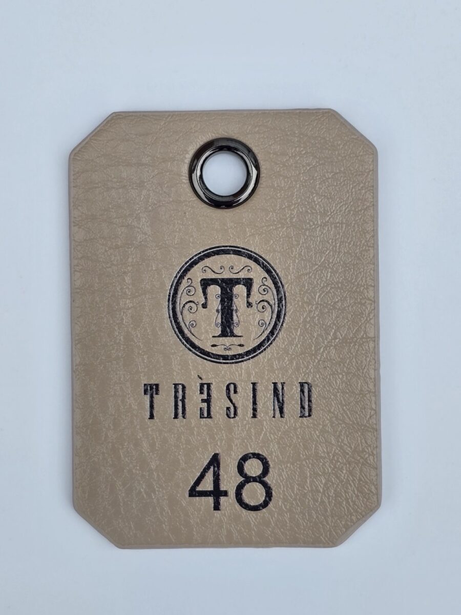 Luxury hotel leather privacy door hanger