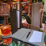 Luxury hospitality bill presenter and menu